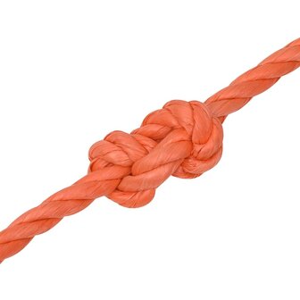 Werktouw 12 mm 25 m polypropeen oranje 5