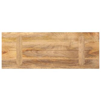 Tafelblad rechthoekig 70x20x3,8 cm massief mangohout 5