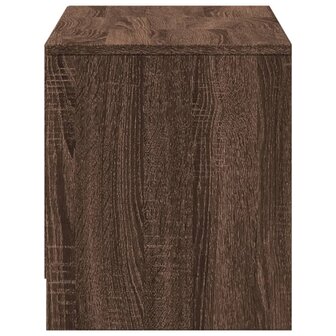 Tv-meubel met LED 97x34x40 cm bewerkt hout bruin eikenkleurig 7