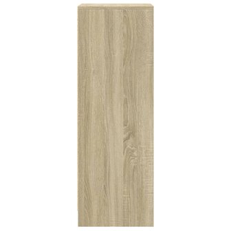 Dressoir met LED 42,5x34x100 cm bewerkt hout sonoma eikenkleur 8