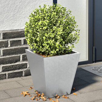 Plantenbakken 2 st 30x30x30 cm gegalvaniseerd staal 1