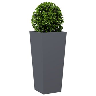 Plantenbak 35x35x75 cm staal antracietkleurig 3