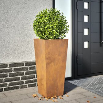 Plantenbak 35x35x75 cm cortenstaal 1