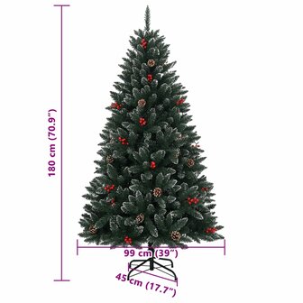 Kunstkerstboom met 300 LED&amp;apos;s 180 cm 12