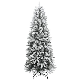 Kunstkerstboom met 150 LED&amp;apos;s en sneeuw 120 cm 3