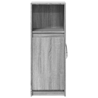 Dressoir met LED 38x34x100 cm bewerkt hout grijs sonoma eiken 6