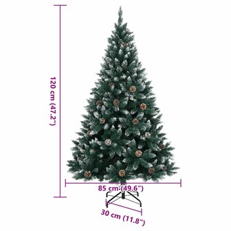 Kunstkerstboom met 150 LED&amp;apos;s 120 cm 12