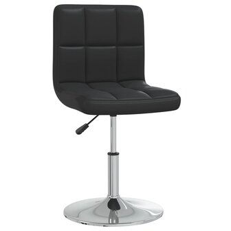 Eetkamerstoelen 4 st kunstleer zwart 3