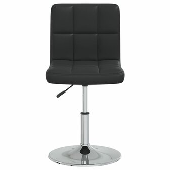 Eetkamerstoelen 4 st kunstleer zwart 4