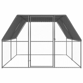 Kippenhok 3x4x2 m gegalvaniseerd staal 2