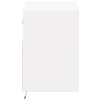 Tv-wandmeubel met LED-verlichting 80x31x45 cm wit 7