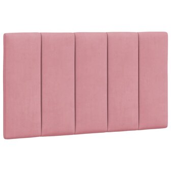 Bed met matras fluweel roze 80x200 cm 5