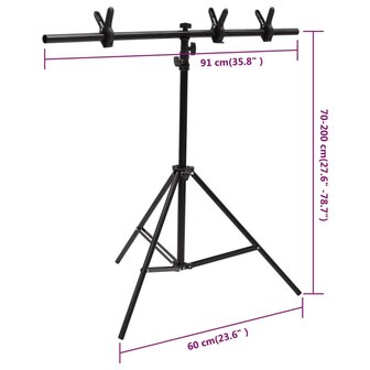 Fotostudioset met verlichtingsset en achtergrondscherm 6