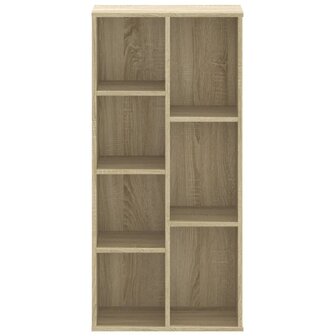 Boekenkast 50x25x105 cm bewerkt hout sonoma eikenkleurig 4