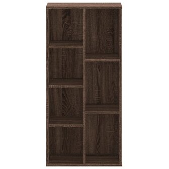 Boekenkast 50x25x105 cm bewerkt hout bruin eikenkleurig 4