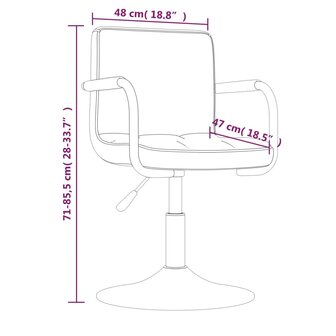 Eetkamerstoelen draaibaar 4 st fluweel zwart 10