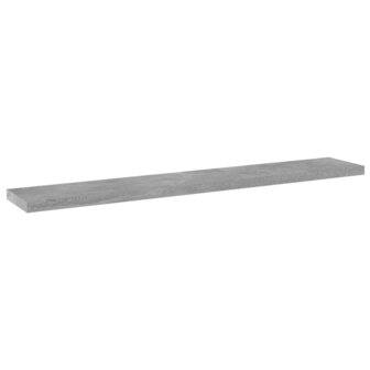 Wandschappen 4 st 60x10x1,5 cm bewerkt hout betongrijs 2