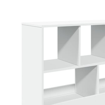 Boekenkast/kamerscherm 100x33x94,5 cm wit 7