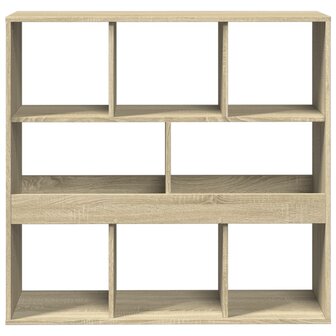 Boekenkast / kamerscherm 100x33x94,5 cm sonoma eikenkleurig 4