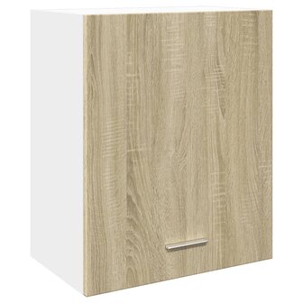 Wandkast 50x31x60 cm bewerkt hout sonoma eikenkleurig 2