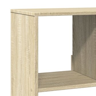 Boekenkast 100x33x125,5 cm bewerkt hout sonoma eikenkleurig 7