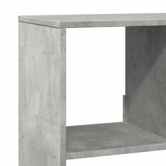 Boekenkast 100x33x125,5 cm bewerkt hout betongrijs 7