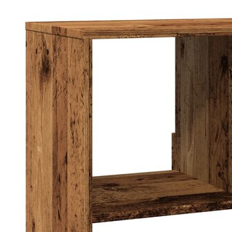 Kamerscherm 100x33x125,5 cm bewerkt hout oud houtkleurig 7