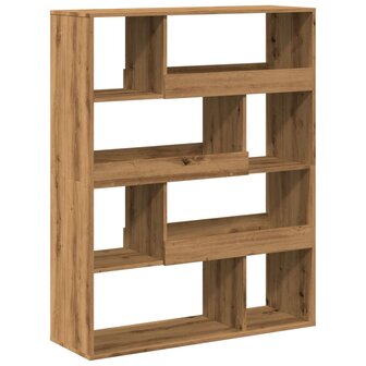 Kamerscherm 100x33x125,5 cm bewerkt hout artisanaal eikenkleur 2