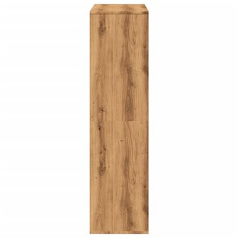 Kamerscherm 100x33x125,5 cm bewerkt hout artisanaal eikenkleur 5