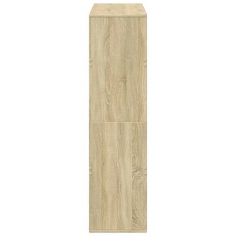 kamerscherm 100x33x125,5 cm bewerkt hout sonoma eikenkleurig 5