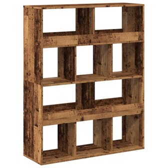 Kamerscherm 100x33x125,5 cm bewerkt hout oud houtkleurig 2