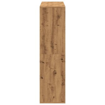 Kamerscherm 100x33x125,5 cm bewerkt hout artisanaal eikenkleur 5