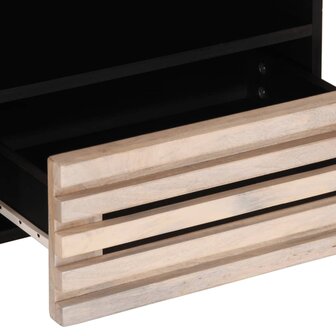 Tv-meubel 80x34x46 cm massief mangohout 6