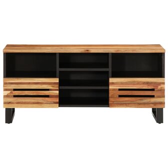 Tv-meubel 100x34x46 cm massief acaciahout 2