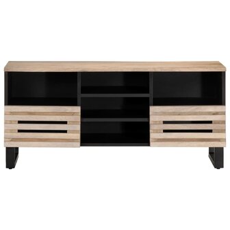 Tv-meubel 100x34x46 cm massief mangohout 2