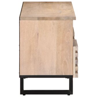 Tv-meubel 100x34x46 cm massief mangohout 4