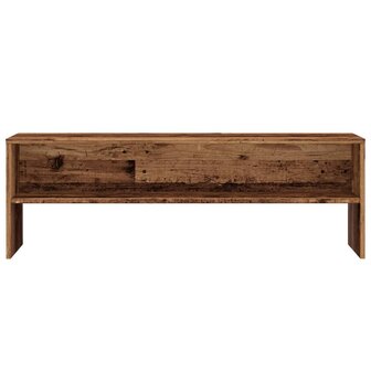 Tv-meubel 120x40x40 cm bewerkt hout oud houtkleurig 4