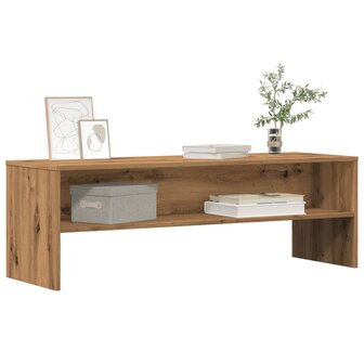 Tv-meubel 120x40x40 cm bewerkt hout artisanaal eikenkleurig 3