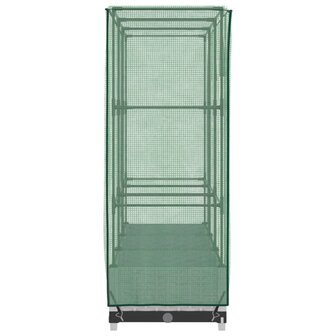 Plantenbak verhoogd met kashoes 120x40x123 cm rattanlook 5