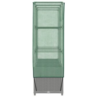 Plantenbak verhoogd met kashoes 120x40x138 cm rattanlook 5