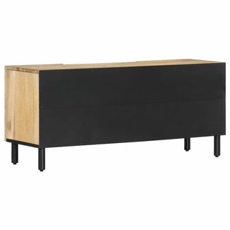 Tv-meubel 105x33x46cm massief mangohout 7