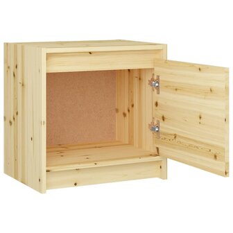 Nachtkastjes 2 st 40x30,5x40 cm massief vurenhout 7