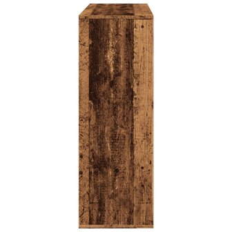 Kamerscherm 100x33x94,5 cm bewerkt hout oud houtkleurig 5