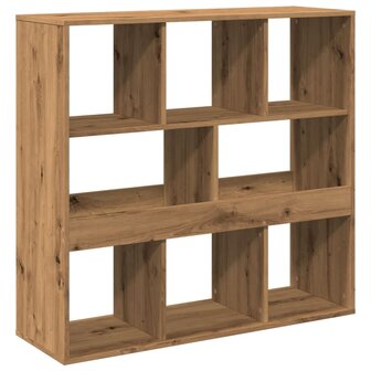 Kamerscherm 100x33x94,5 cm bewerkt hout artisanaal eikenkleur 6