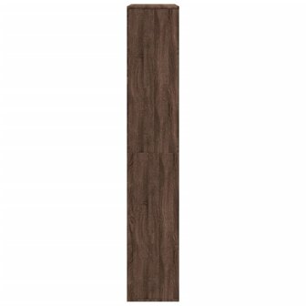 Kamerscherm 100x33x187,5 cm bewerkt hout bruin eikenkleurig 5