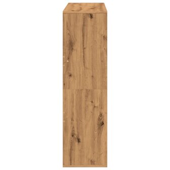 Kamerscherm 100x33x115 cm bewerkt hout artisanaal eikenkleur 5