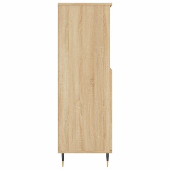 Hoge kast 60x36x110 cm bewerkt hout sonoma eikenkleurig 7