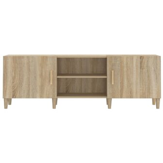 Tv-meubel 150x30x50 cm bewerkt hout sonoma eikenkleurig 5