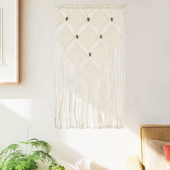 Wandhanger macram&eacute; 40x80 cm katoen 1