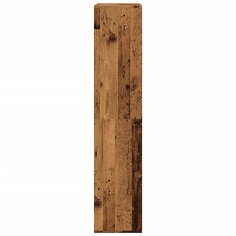 Kamerscherm 100x33x155,5 cm bewerkt hout oud houtkleurig 5